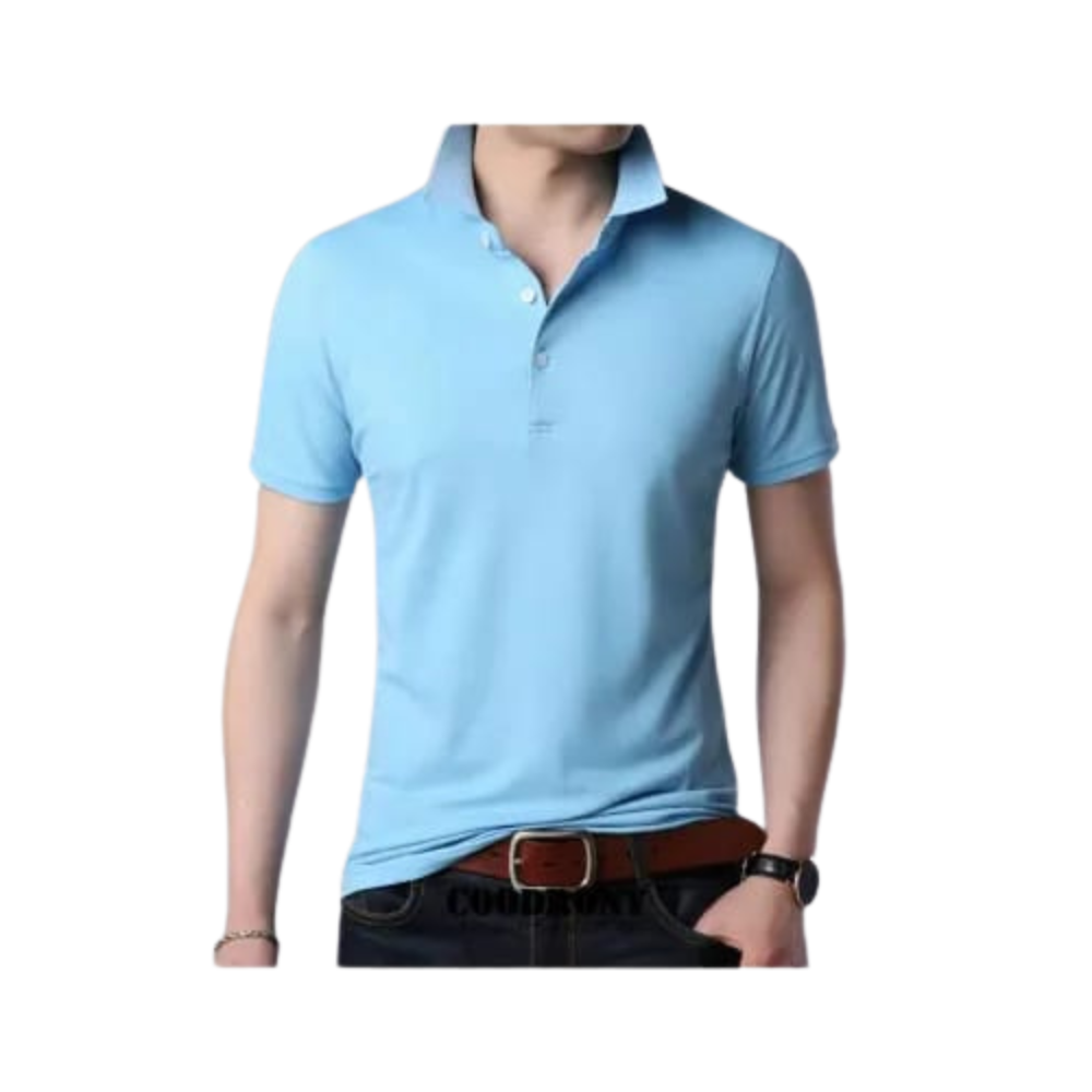 Polo T-Shirt For Men - Light Blue