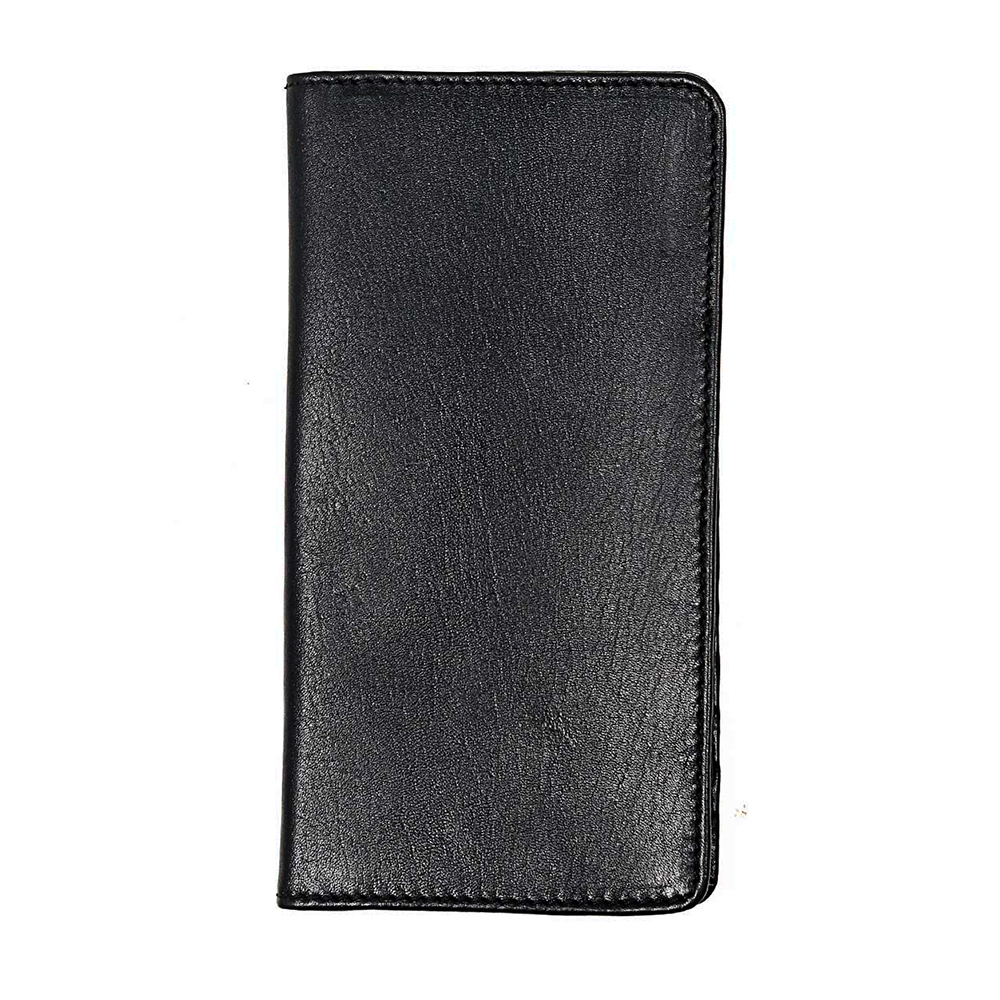 Zays Leather Long Wallet - WL28 - Black