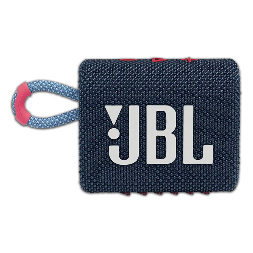 JBL Go 3 Portable Waterproof Bluetooth Speaker - Blue Pink