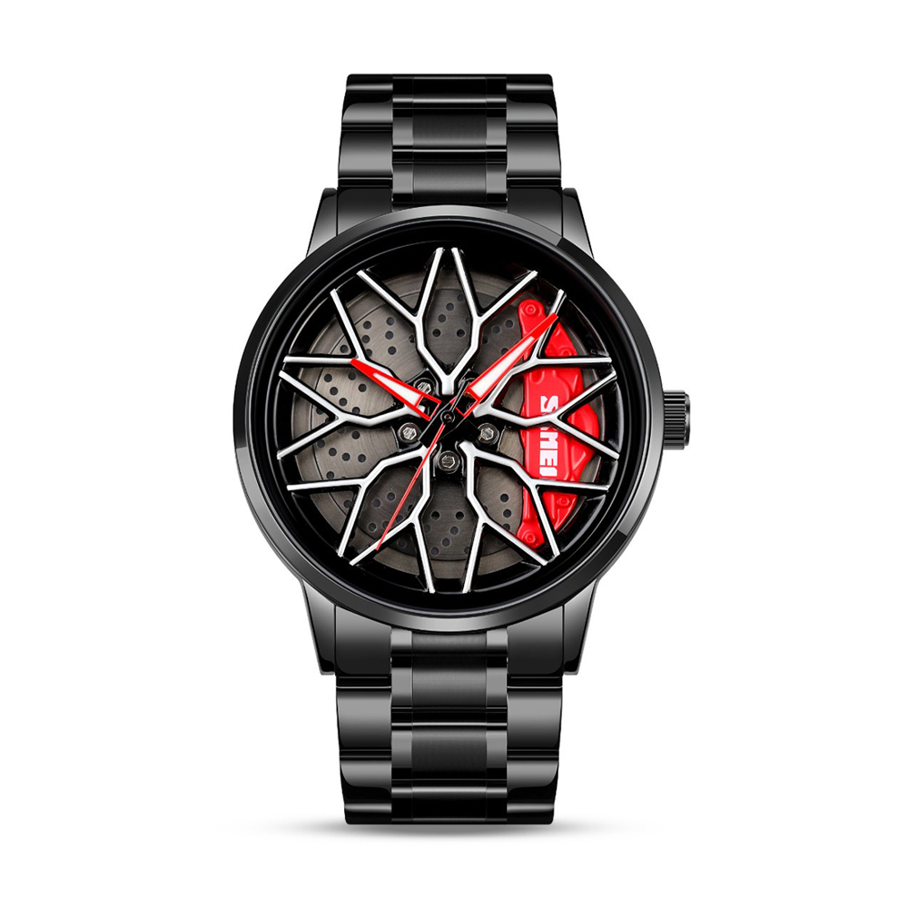 Skmei 1787 Wheels Watch For Men - Black State