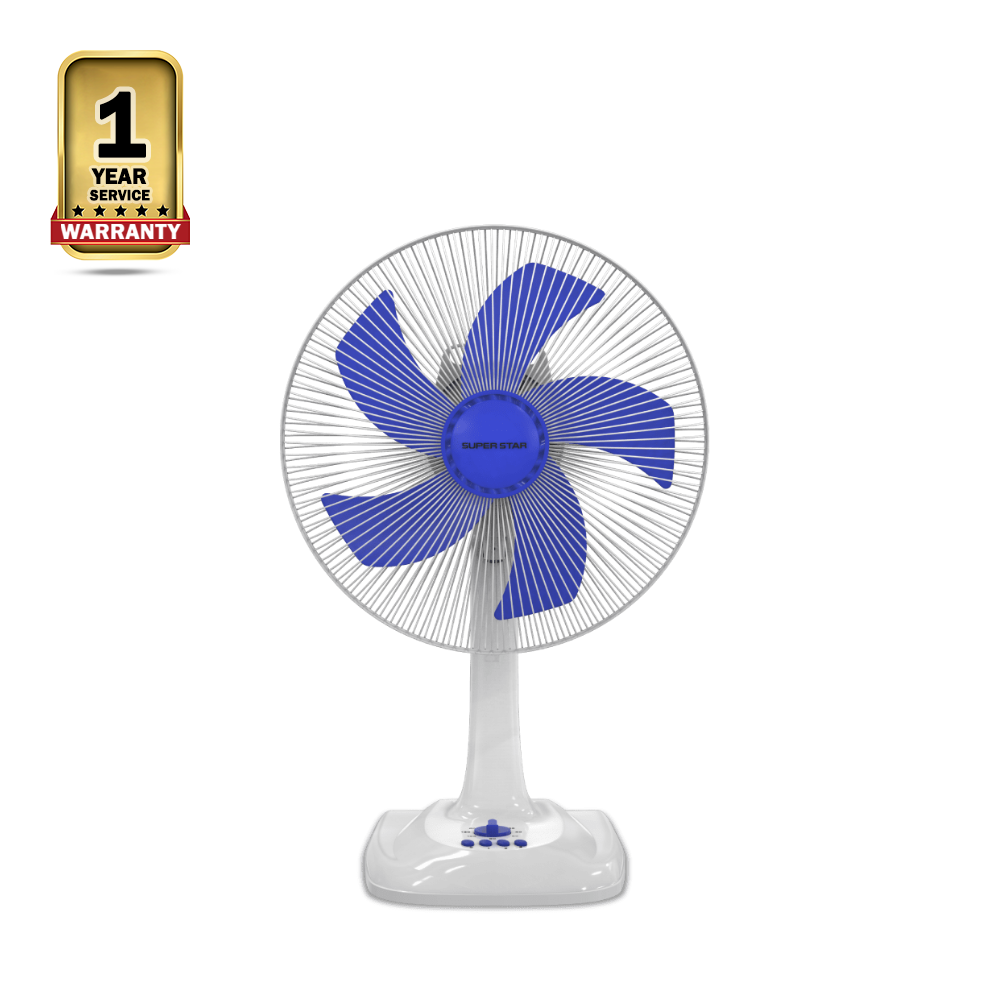 SuperStar Table Fan - Blue - 16 Inch - TF-07