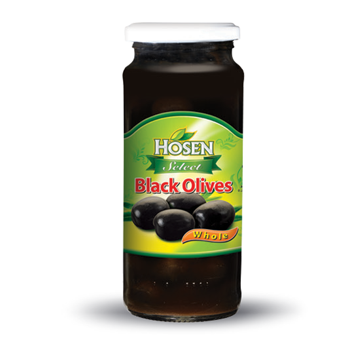 Hosen Select Black Olives Whole - 350gm