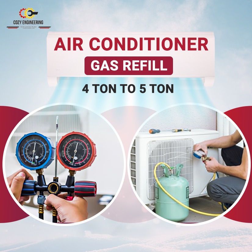 Air Conditioner Gas Refil - 4 Ton To 5 Ton 