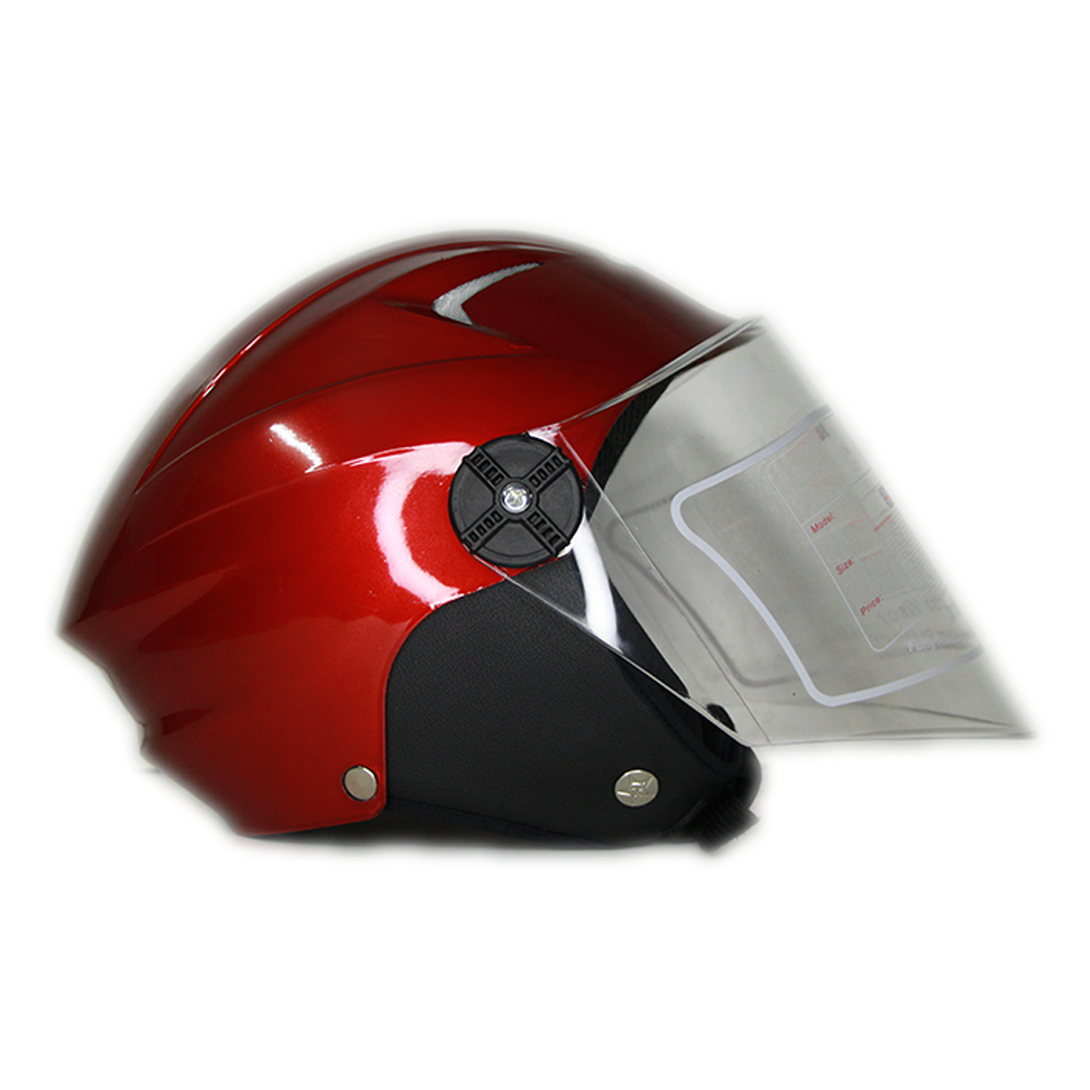 Revpro Ladies Cap Helmet Without Glass - Red - APBD1051