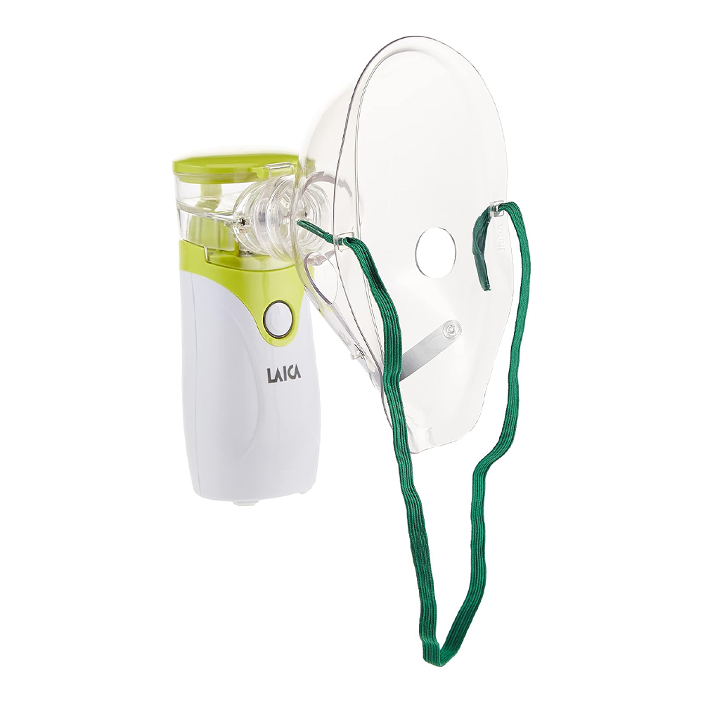 Laica NE1005 Pocket Ultrasonic Nebulizer - White and Light Green