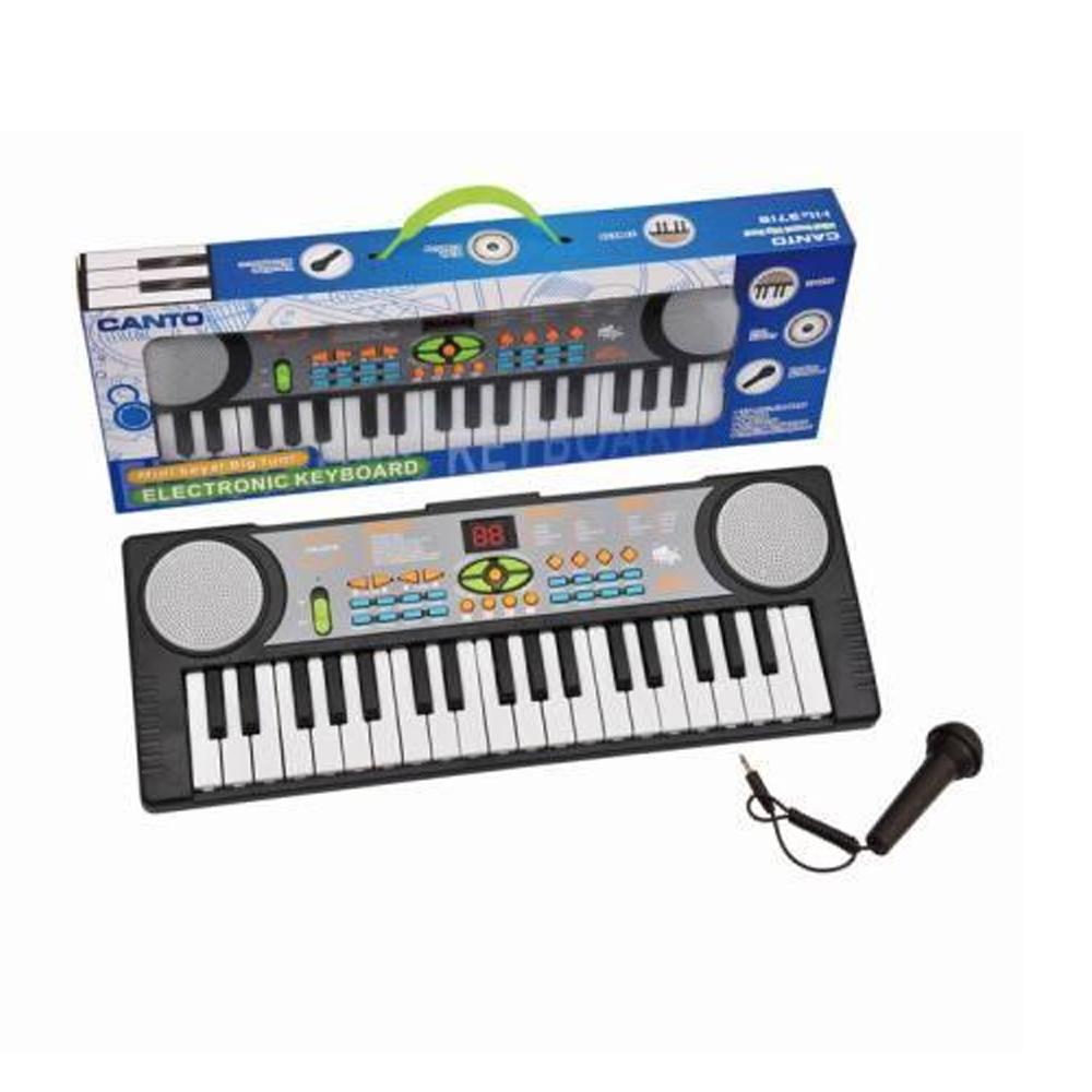 Canto 37 Keys Electronic Keyboard Piano Toys - Black