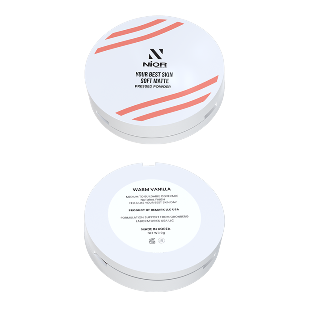 Nior Matte Pressed Powder - 9gm - Warm Vanilla