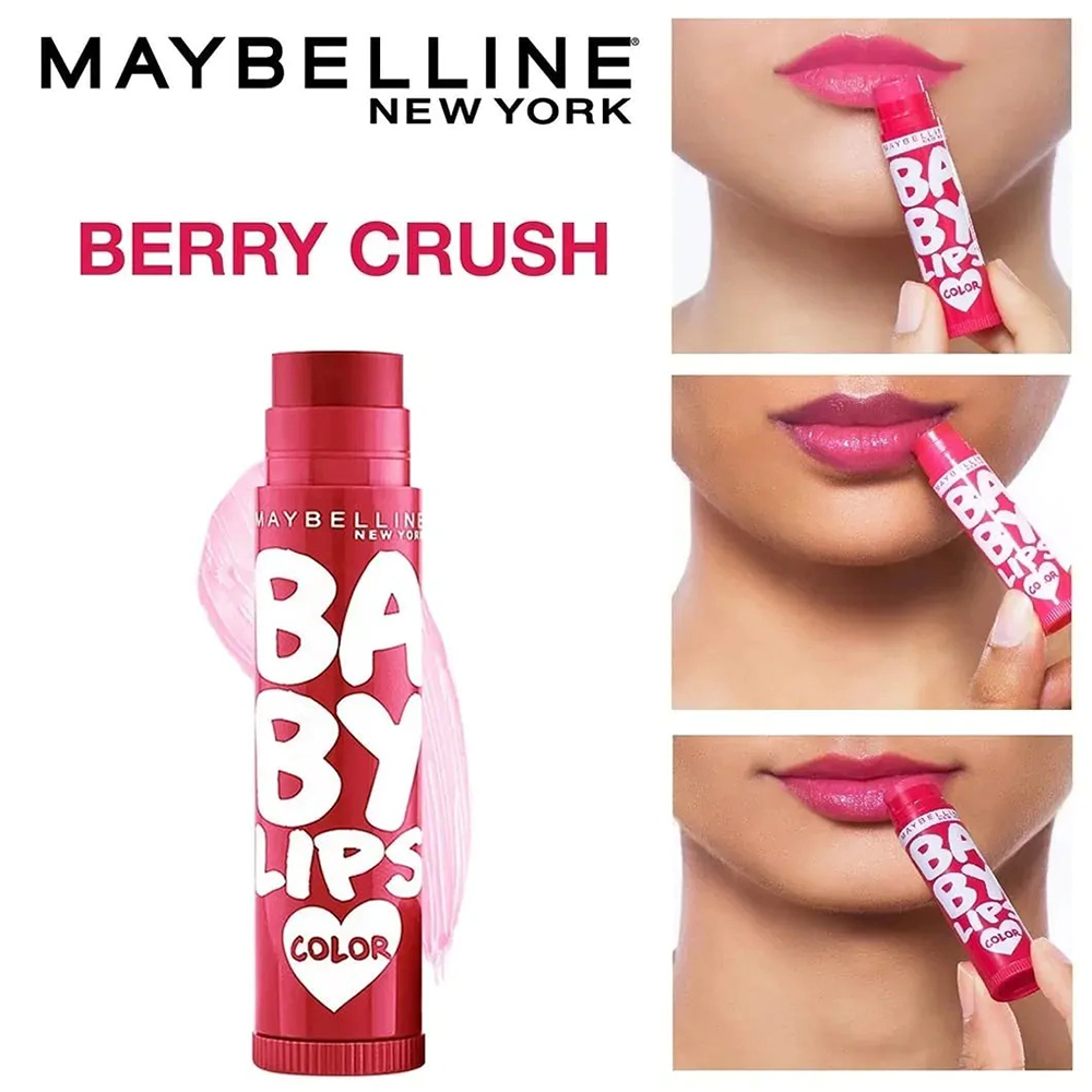 Maybelline Baby Lips Color Berry Crush Lip Balm - 4ml - CN-157