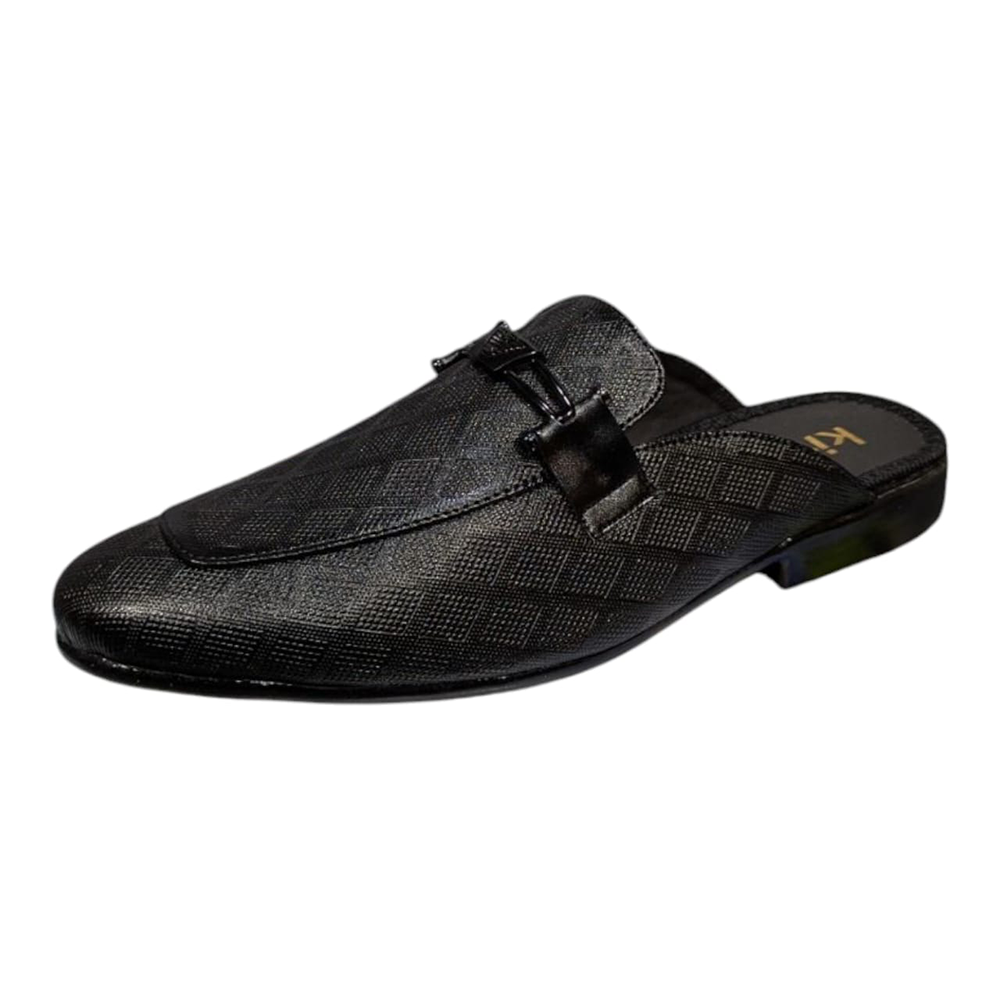 Kites PU Leather Tassel Shoes For Men - Black - 304