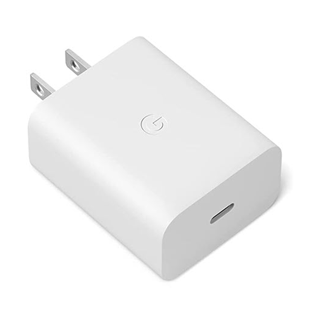 Official Google 30W White USB-C Fast Charger & 1m USB-C Cable - For Google  Pixel 8