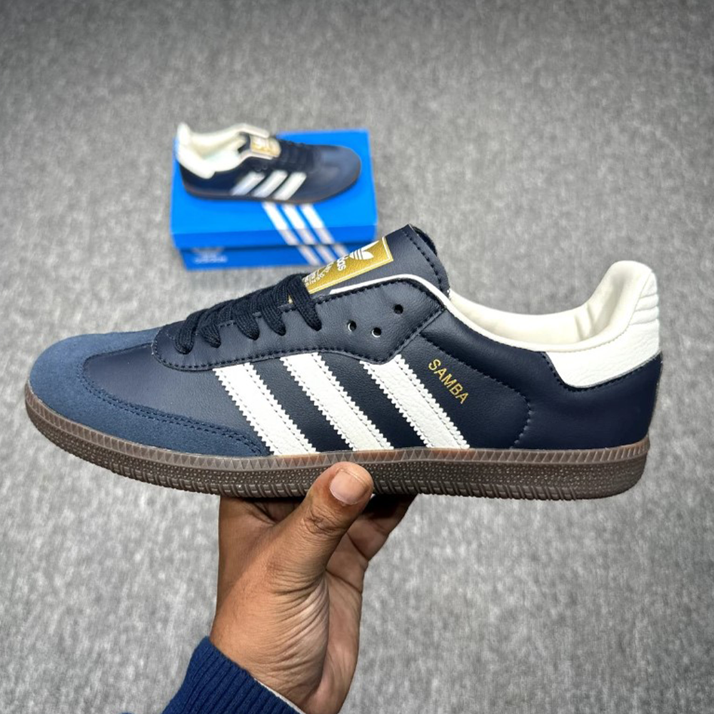 Adidas Samba Og Night Sneakers Shoe For Men - Navy Blue