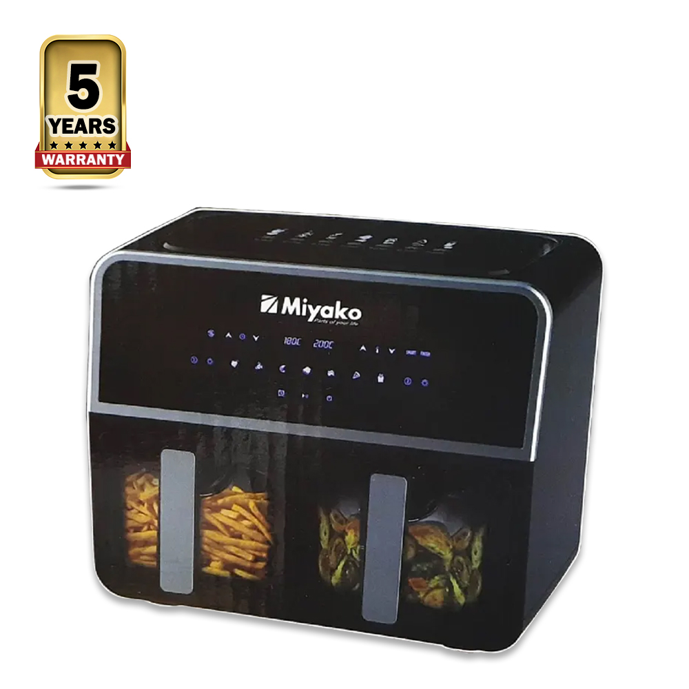 Miyako AF-4590 Double Chamber Air Fryer - 9 Liter - 1700 Watt