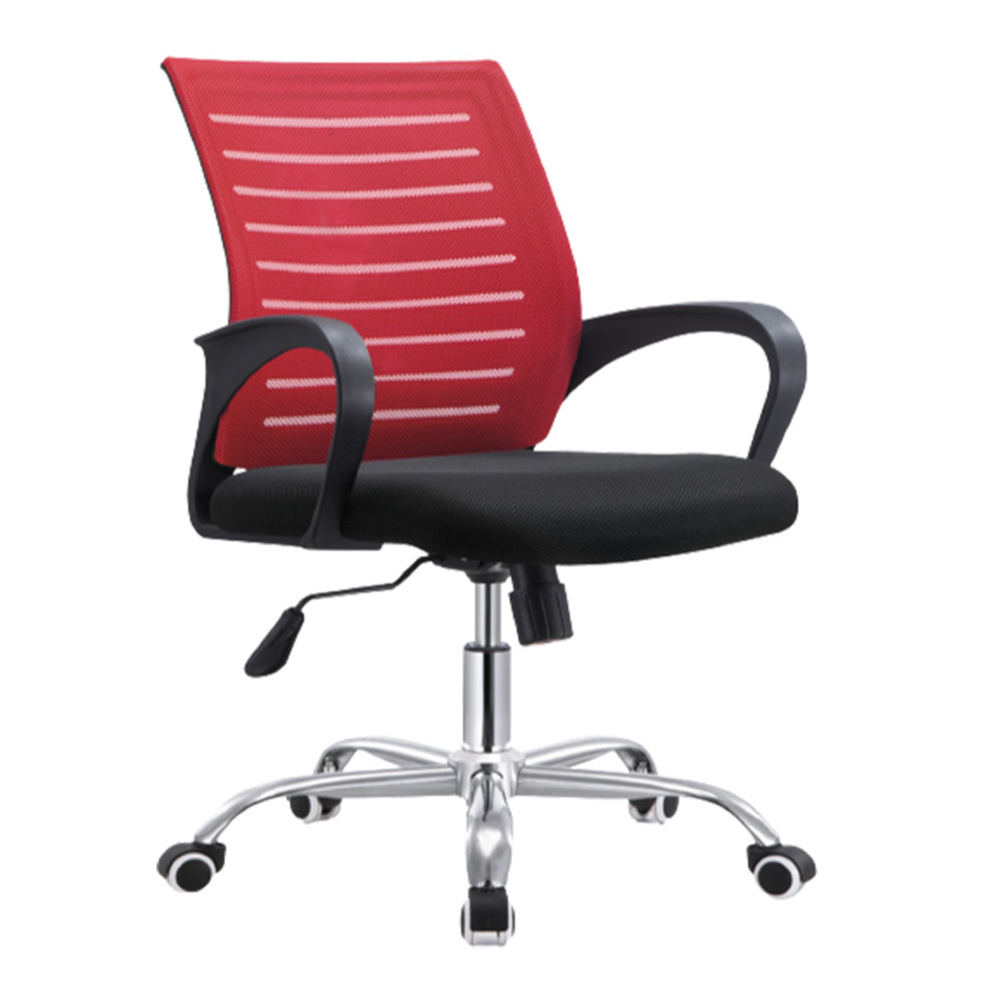 HS-19 Executive Mesh Chair - Black and Red