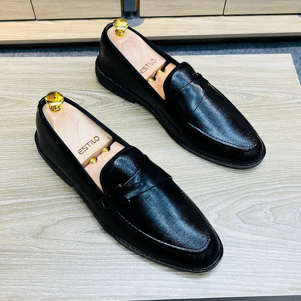 Anchor Ambush Premium Tassel Shoes - Black - T2