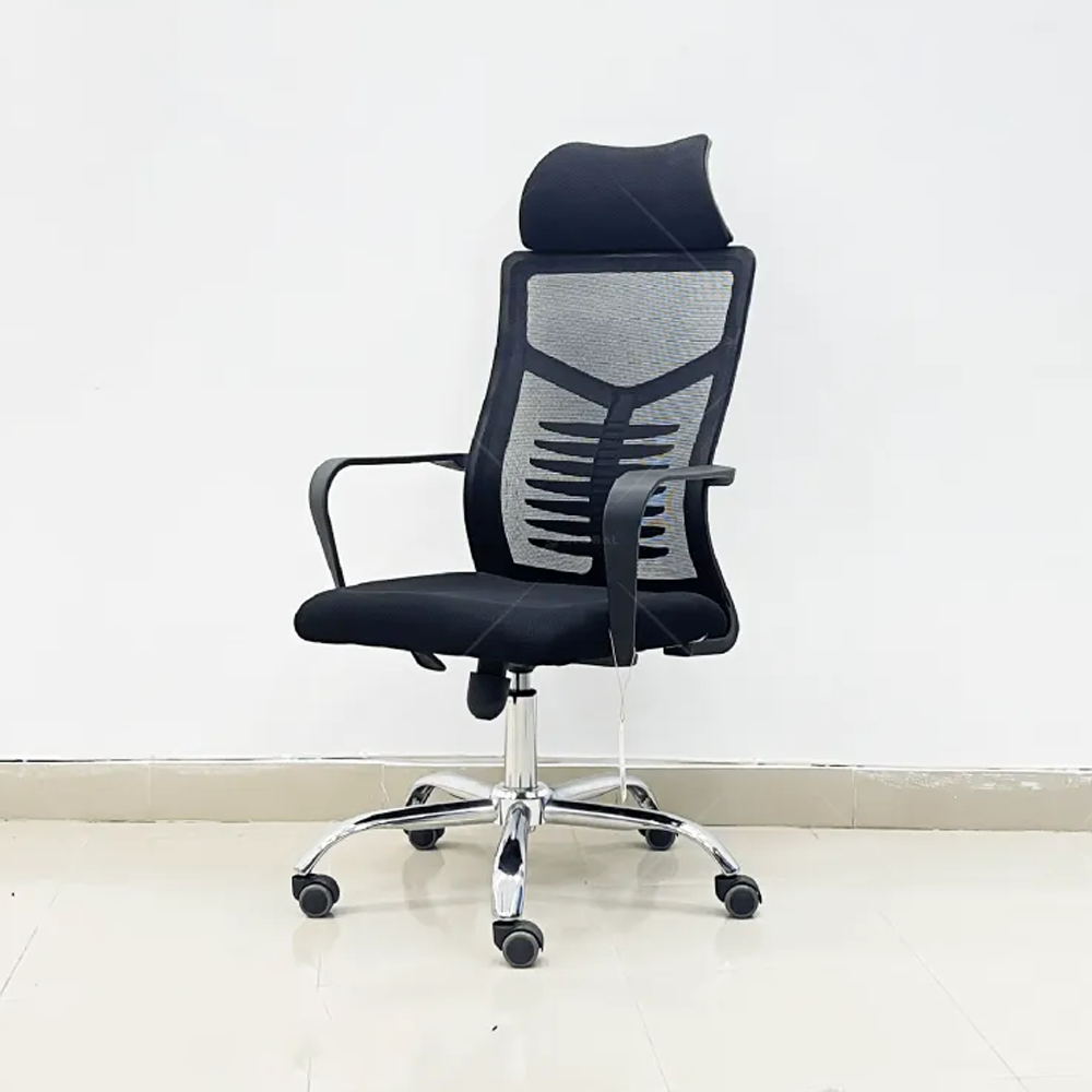 HS-8 Skeleton Executive Office Chair - Black