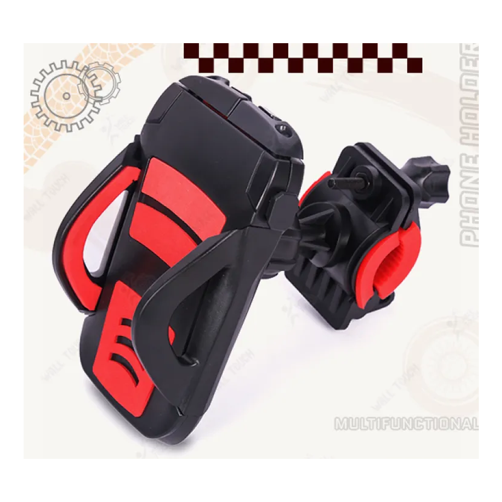 Motorbike Handlebar Phone Mount Holder - Black - 336854309
