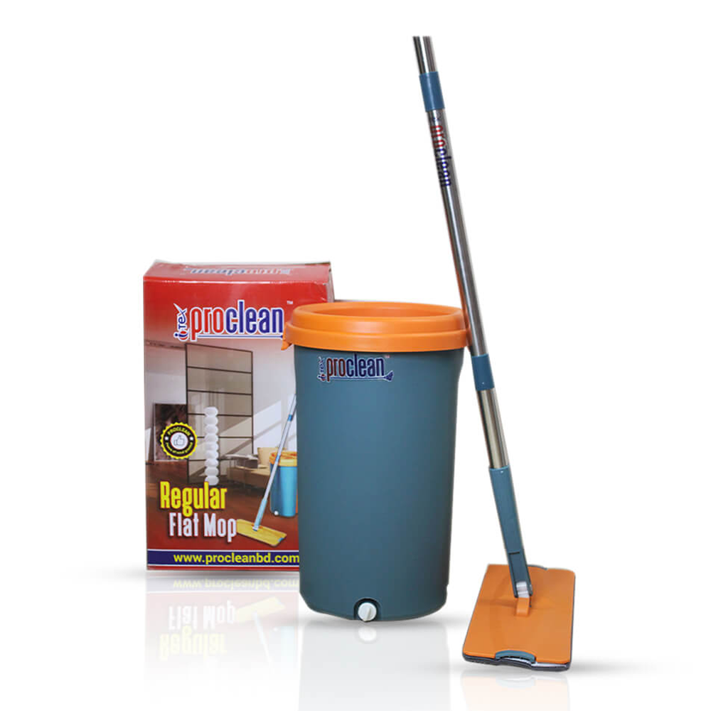 Floor Cleaning Regular Flat Mop - Orange - RM-0636