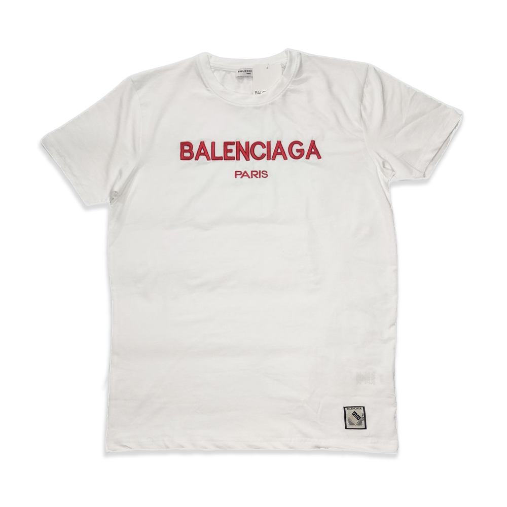 Balenciaga Half Sleeve T-Shirt for Men With Branded Box - White