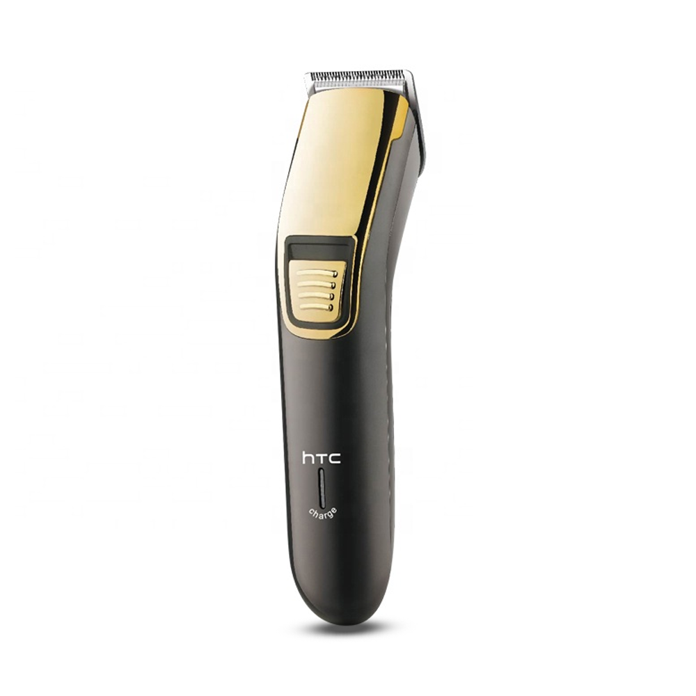 HTC AT-213 Professional Rechargeable Trimmer For  Men - Golden And Black