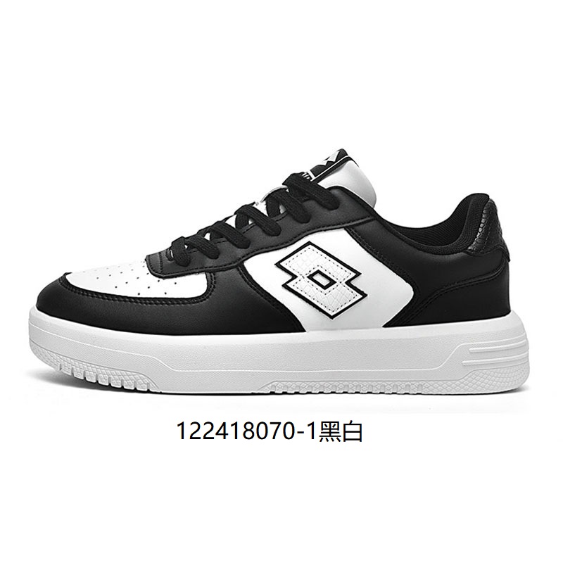 Lotto Athleisure Shoes For Men -Black & whiite