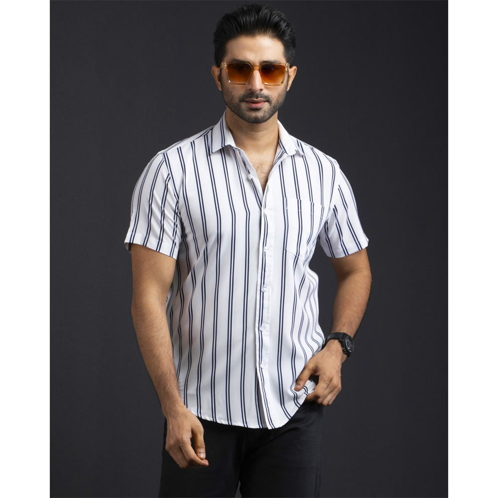 Fiona Cotton Hawai Half Shirt for Men HW-034