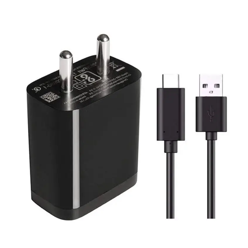 Mi 18W Fast Charging Adapter With Type-C Cable - Black