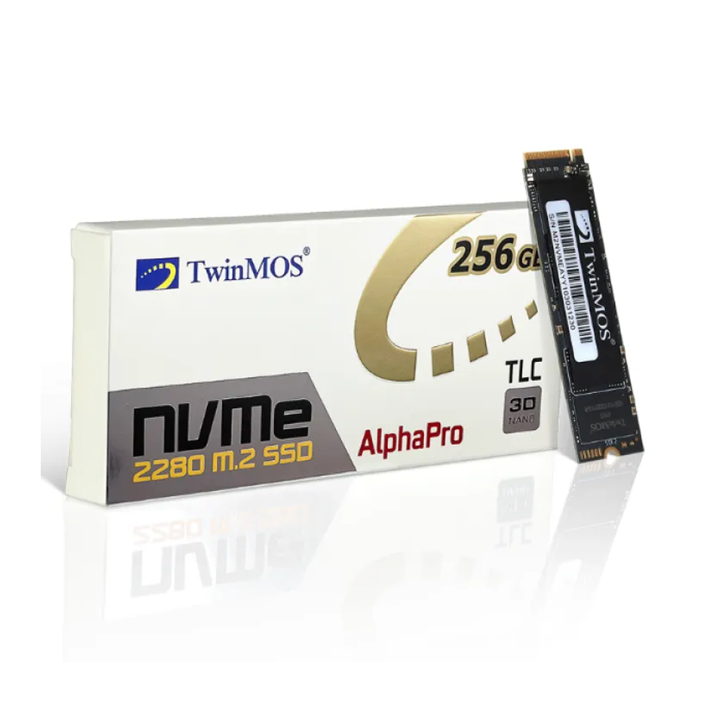 TwinMOS NVMEDGBM 2280 M.2 NVME 3 Gen. SSD - 256GB - Black 