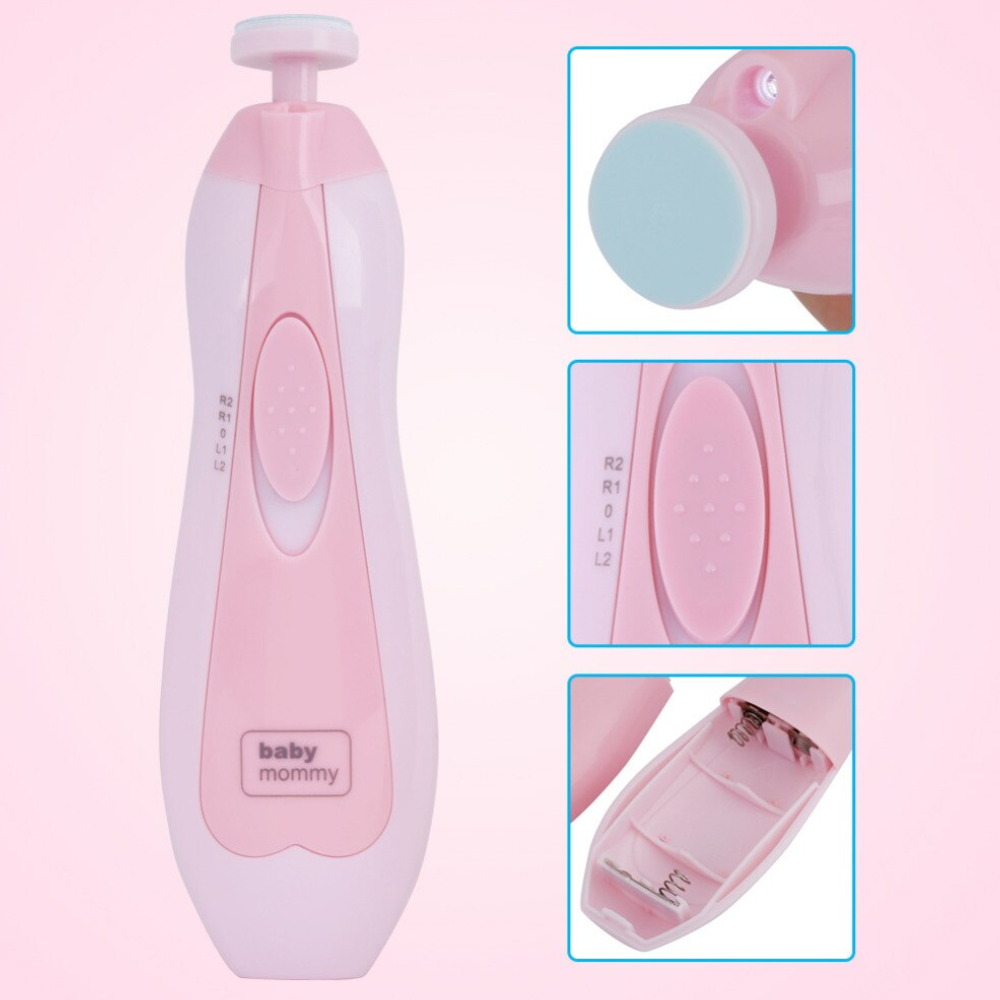 Electric Nail Trimmer for Baby - Pink