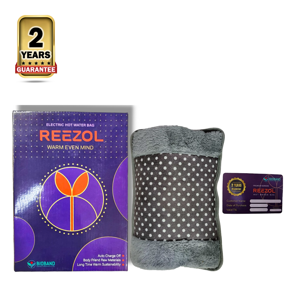 Reezol Electric Hot Water Bag - Black