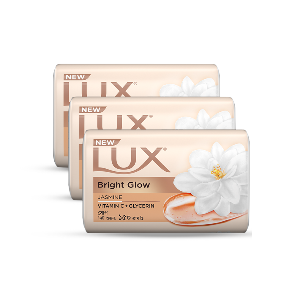 Lux Soap Bar Bright Glow - 150gm