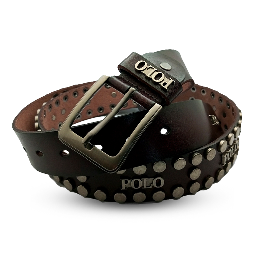 Leather Belt for Men - Chocolate