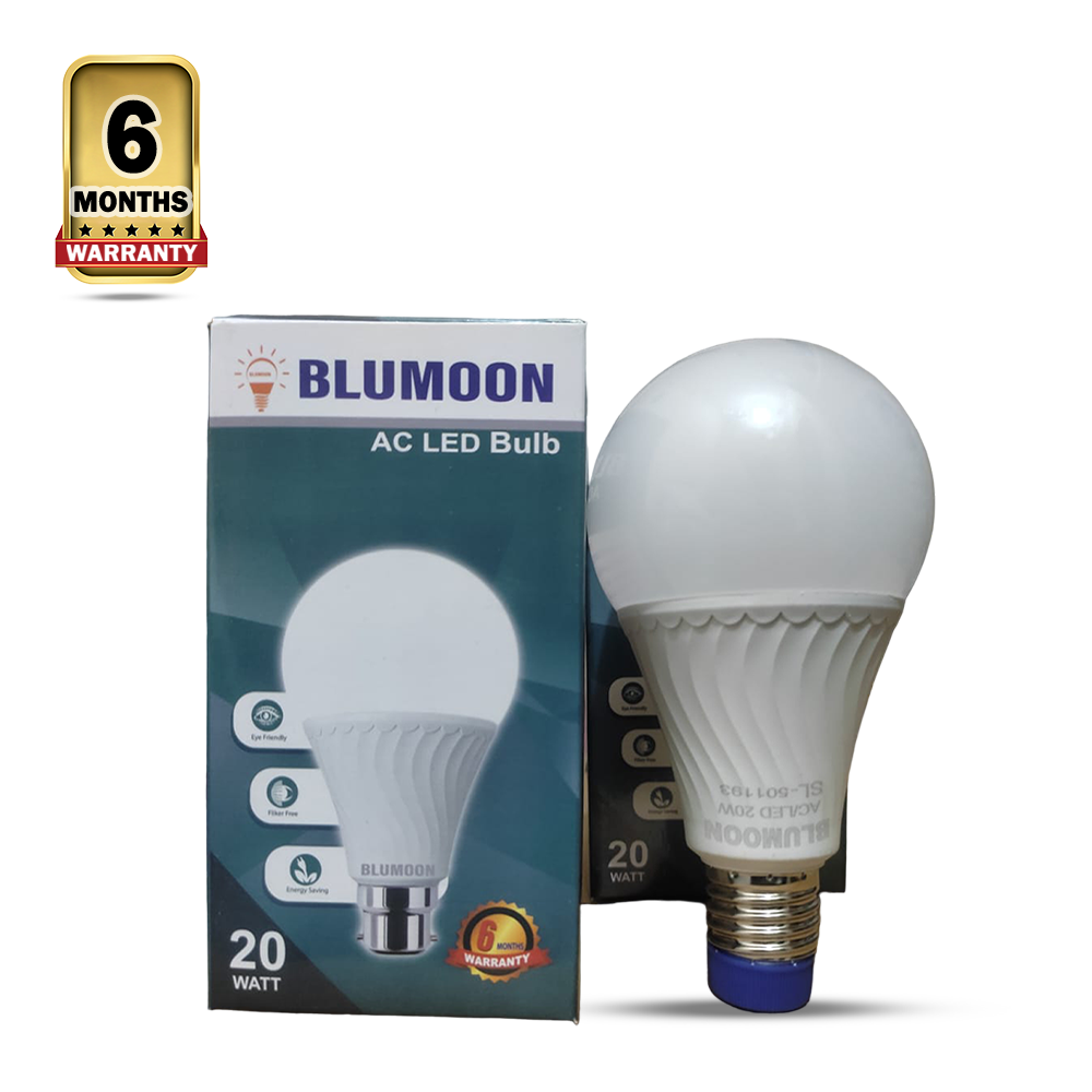 Bluemoon Patch Type LED AC Bulb - 20W - White