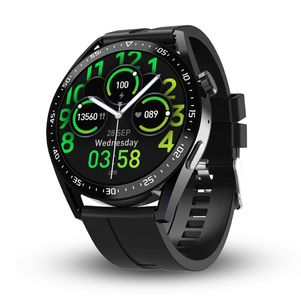 HW28 NFC Smart Watch For Men Black