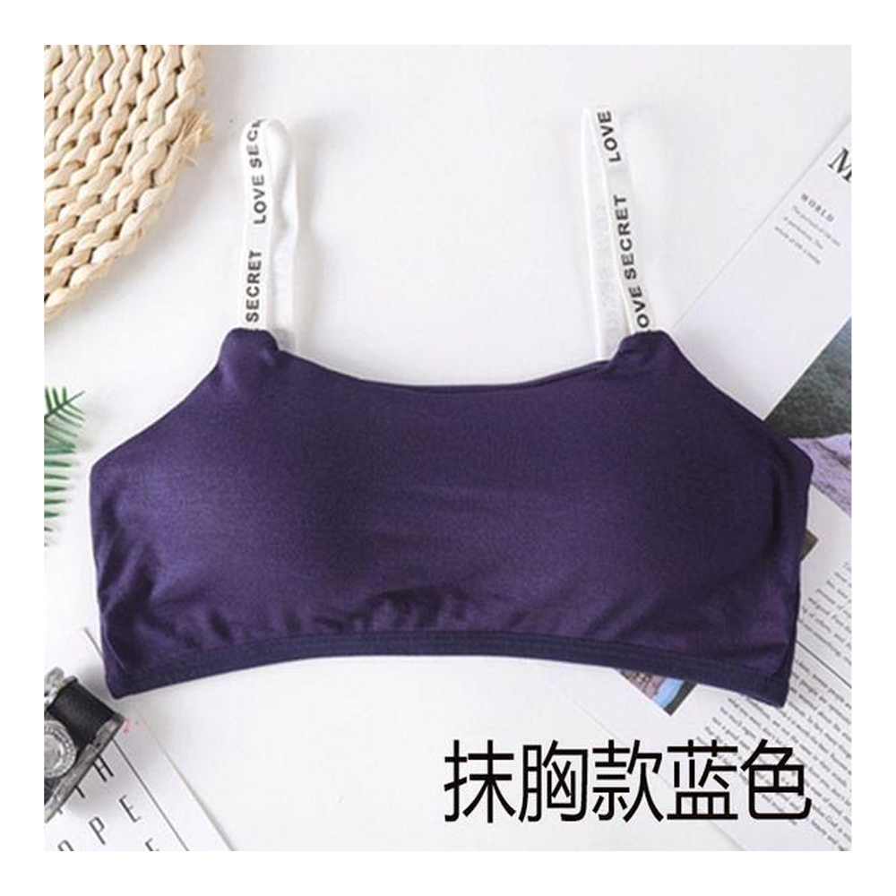 Nylon Bra For Women - Navy Blue - SZ-102