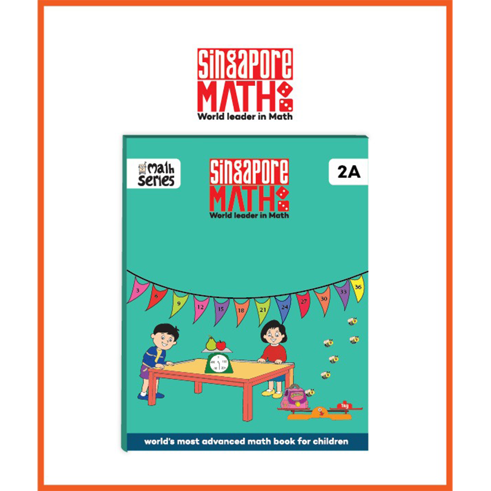 Goofi Singapore Math 2A Book for Kids - Multicolor