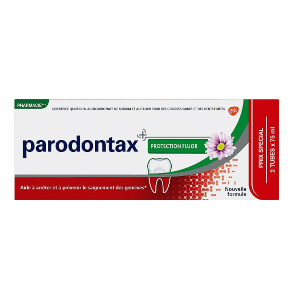 Parodontax Fluoride Protection Toothpaste - 2 Tubes x 75ml - CN-325