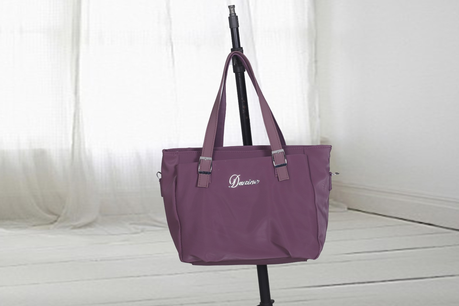 Leather Ladies Bag For Women - Purple - RL-15