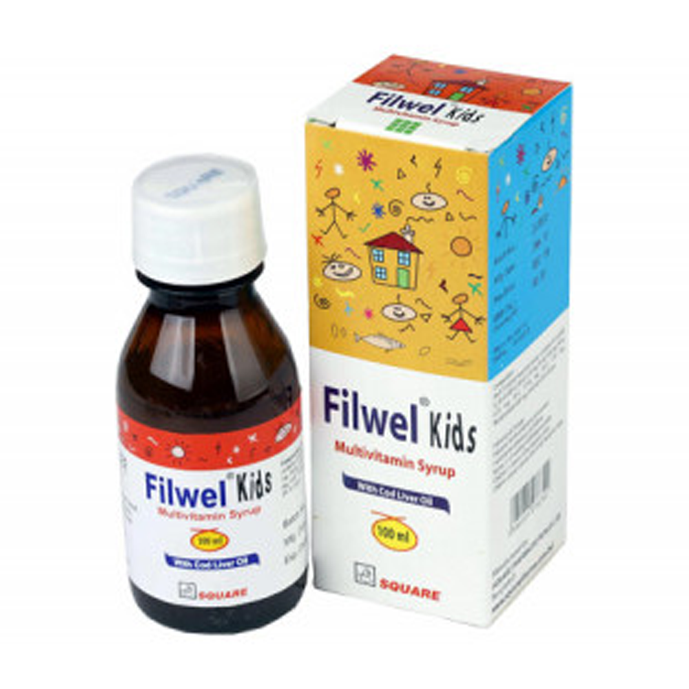 Square Filwel Kids Syrup - 100ml