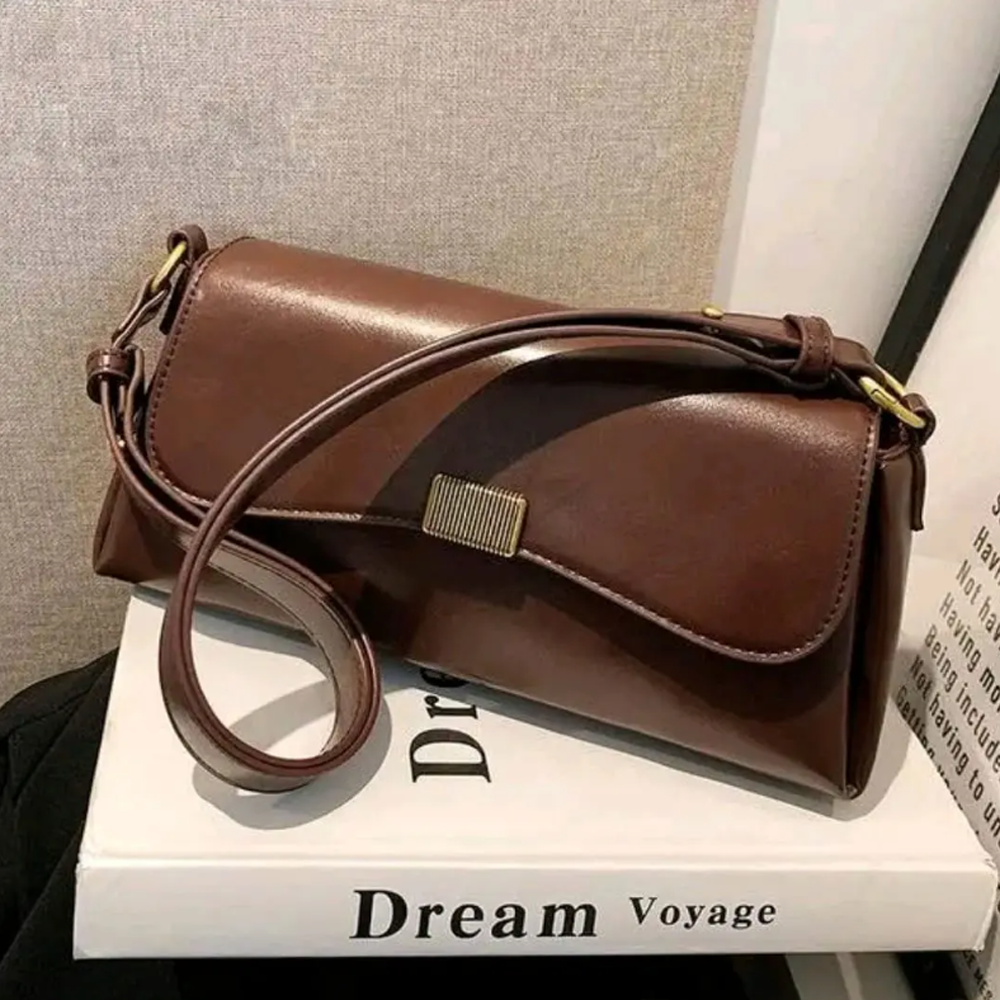 Single Shoulder Underarm Bag for Women - Chocolate - SF-050