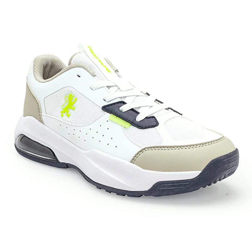 Red Tape RSL0346 Mesh Casual Sneaker Shoes for Men - White and Neon - TW-68