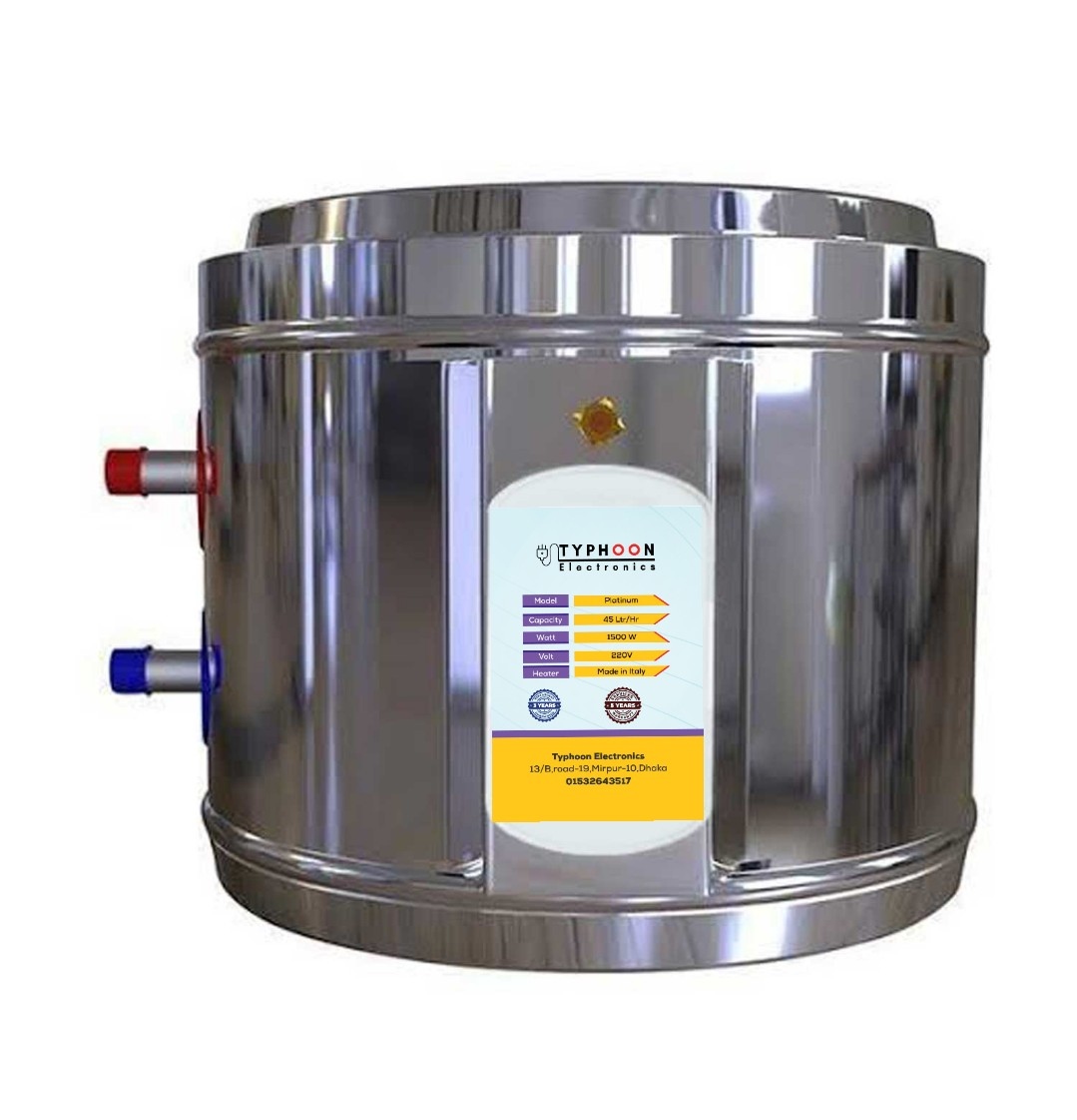 Typhoon Geyser Platinum - Silver - 45 Litre