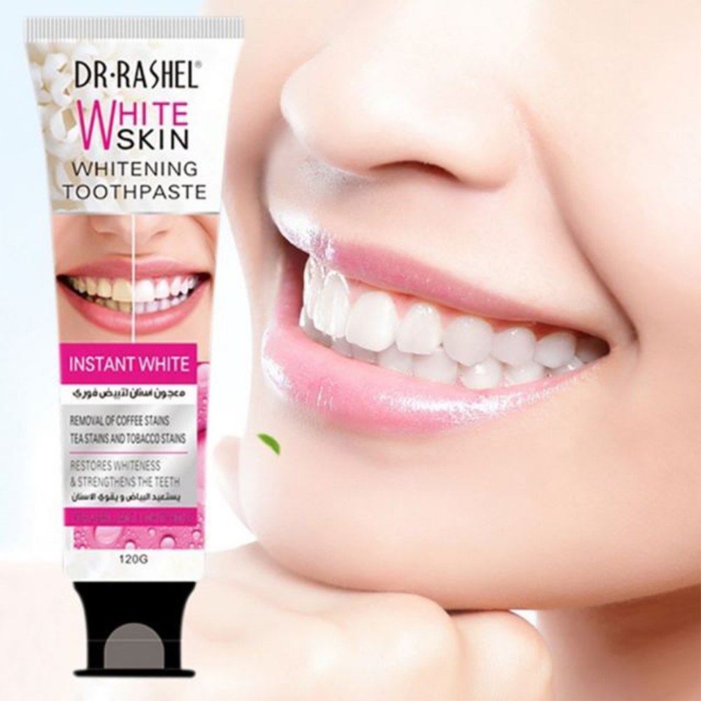 Dr Rashel White Skin Whitening Toothpaste - 120gm - CN-132
