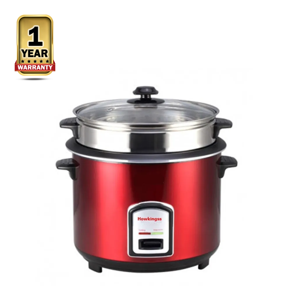 Howkingss Double Pot Rice Cooker - 1.8 Liter - Red