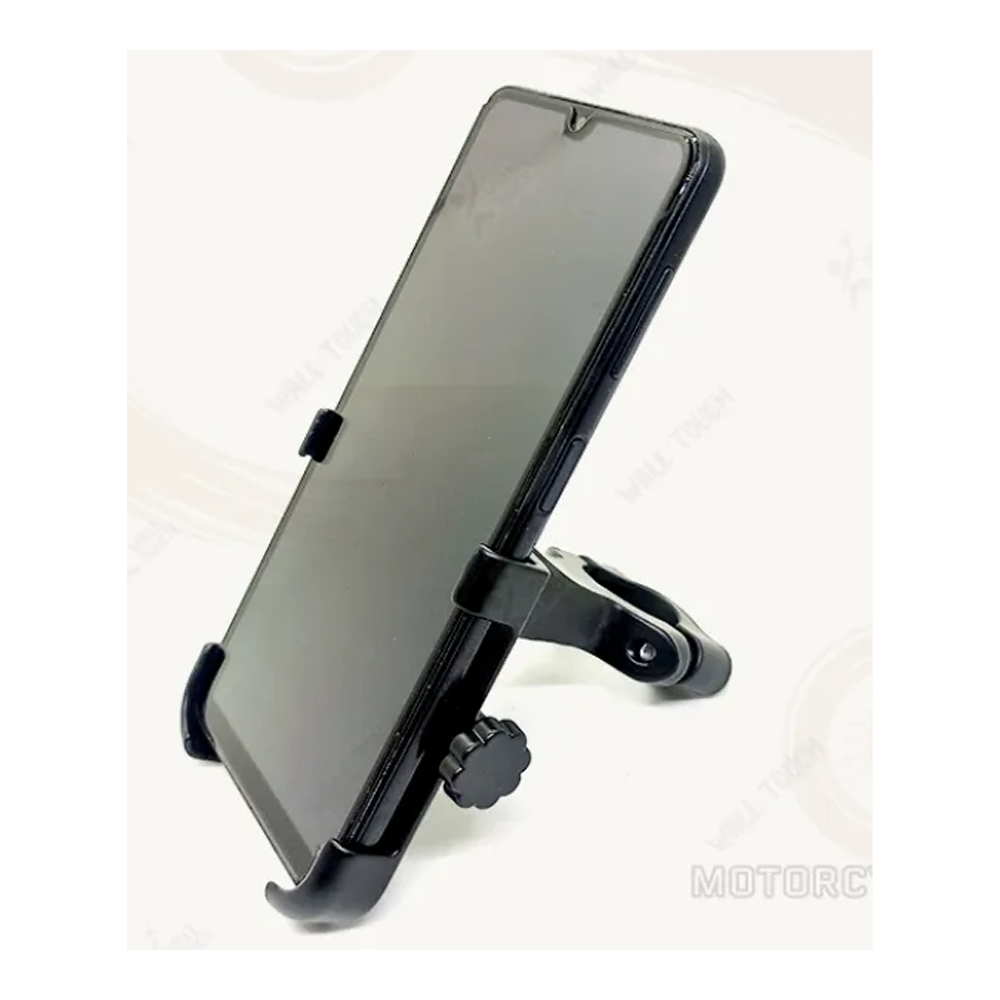 Motorbike Handlebar Phone Mount Holder - Black - 337678161