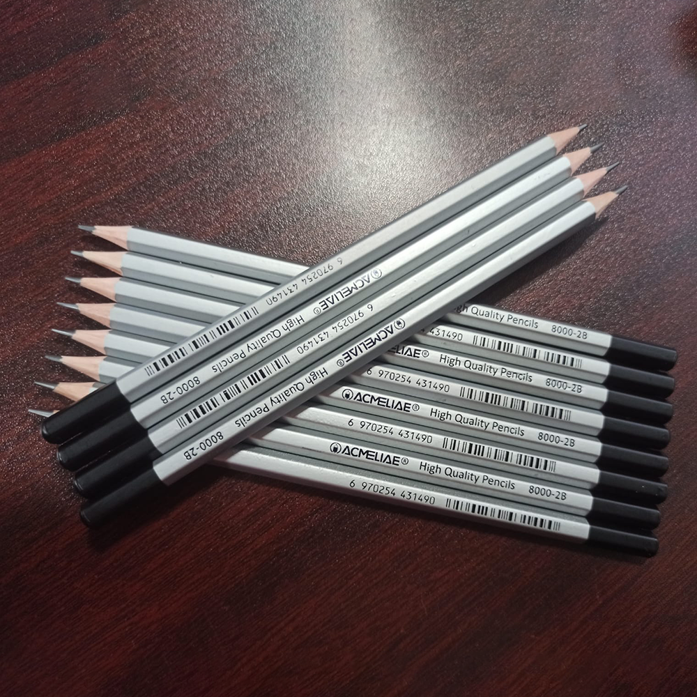 1 Box Of 12pcs 2b Pencils For Drawing