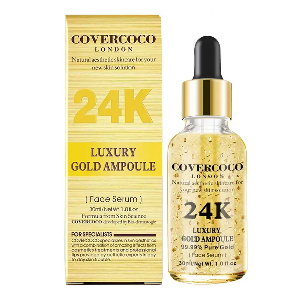 Covercoco London 24k Luxury Gold Face Serum - 30ml