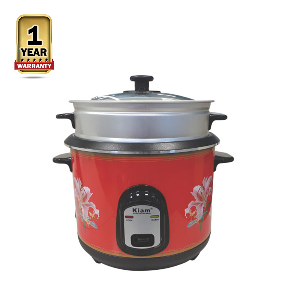 Kiam JSBB 602 Drum Double Pot Rice Cooker - 1.8 Liter - Maroon