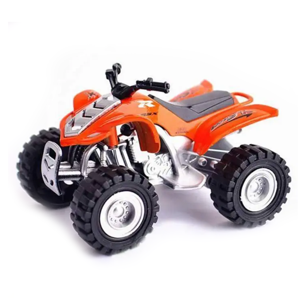 Alloy Model Beach Motorcycle For Kids - Orange