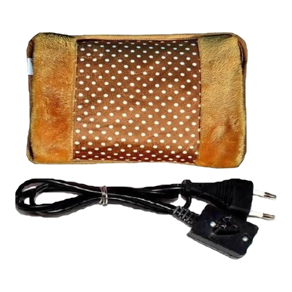 Electric Hot Water Bag - Brown