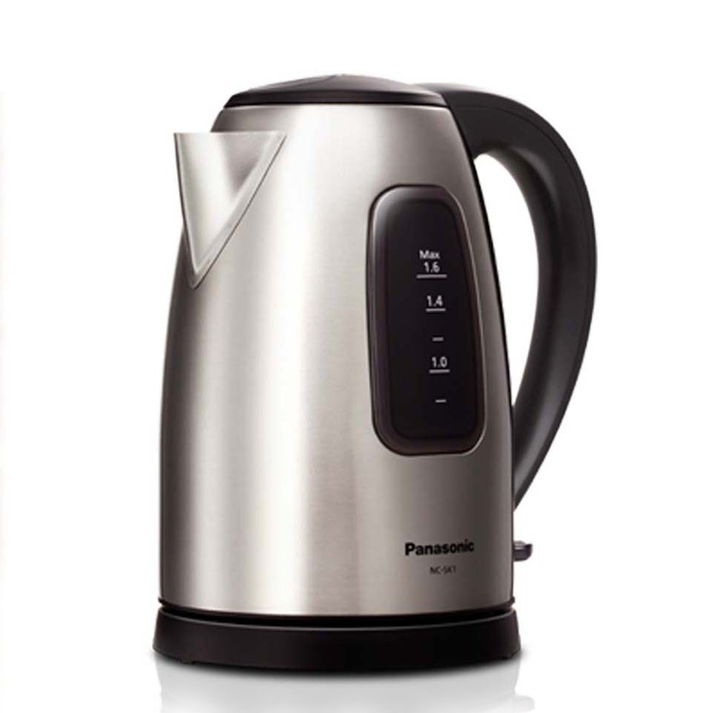 Panasonic NC-SK1 Electric Kettle Breakfast Series - 1.6 Ltr - Black and Silver
